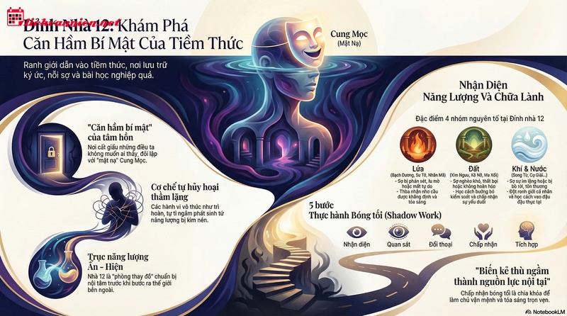 Giải m&atilde; Đỉnh nh&agrave; 12: Ch&igrave;a kh&oacute;a mở c&aacute;nh cửa Tiềm thức v&agrave; Nghiệp quả