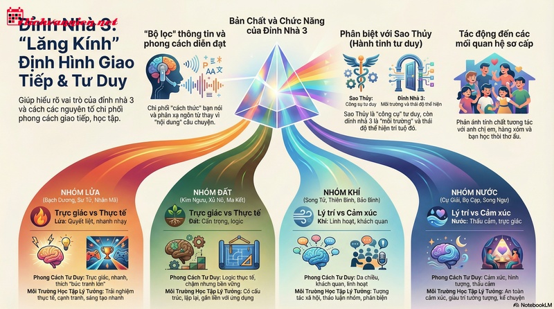 Giải m&atilde; Đỉnh Nh&agrave; 3: Phong c&aacute;ch giao tiếp v&agrave; tư duy qua 12 Cung Ho&agrave;ng đạo