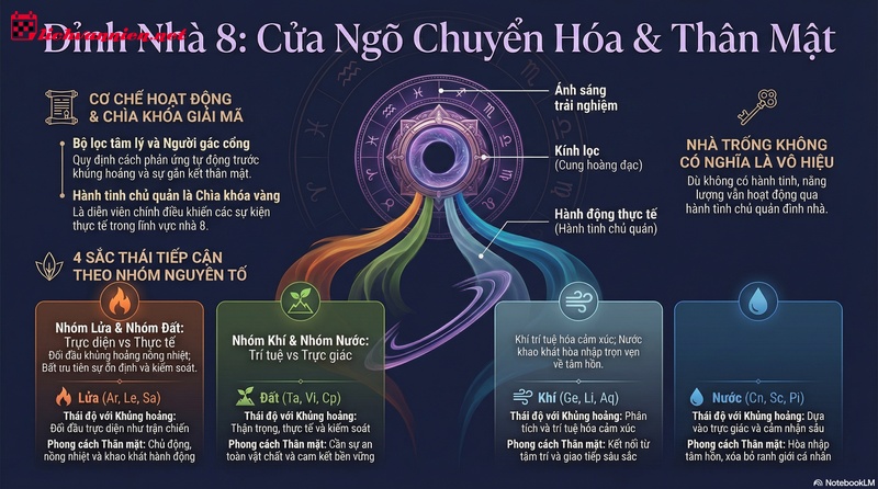 Giải m&atilde; Đỉnh nh&agrave; 8 tại 12 Cung Ho&agrave;ng Đạo: C&aacute;nh cửa của sự chuyển h&oacute;a