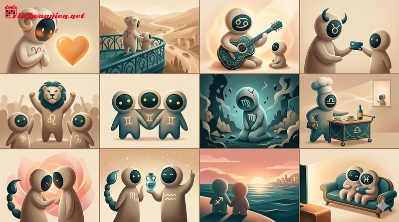 Gu người y&ecirc;u của 12 cung ho&agrave;ng đạo: Giải m&atilde; t&acirc;m l&yacute; v&agrave; sức h&uacute;t b&iacute; ẩn