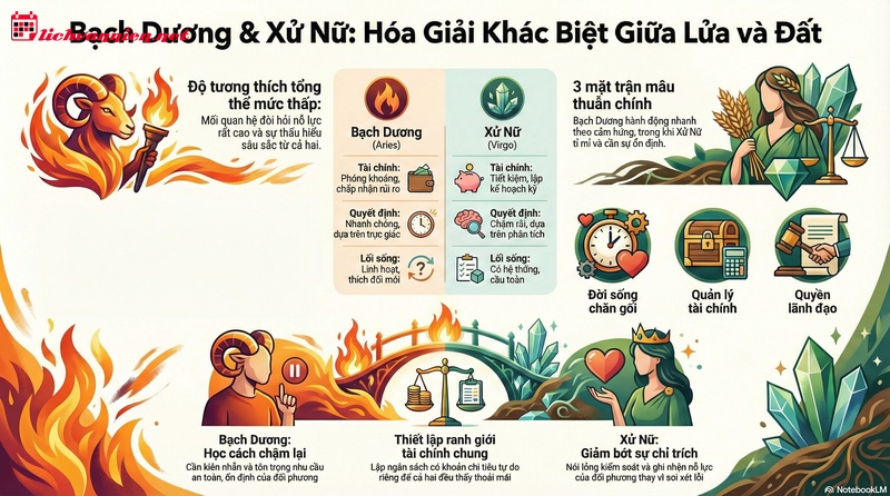 Bạch Dương v&agrave; Xử Nữ: Sức h&uacute;t tr&aacute;i dấu hay cuộc "chiến tranh lạnh" kh&ocirc;ng hồi kết?