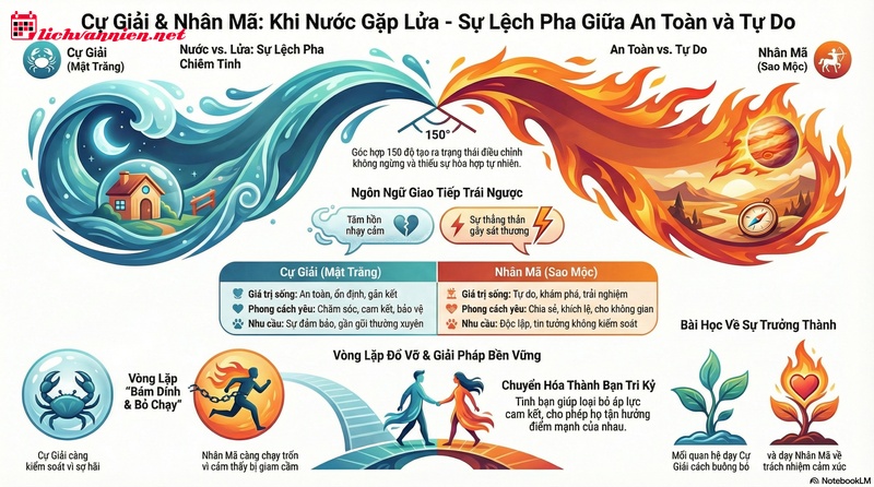 Cung Cự Giải v&agrave; Nh&acirc;n M&atilde;: Liệu nước mắt c&oacute; dập tắt ngọn lửa đam m&ecirc;?