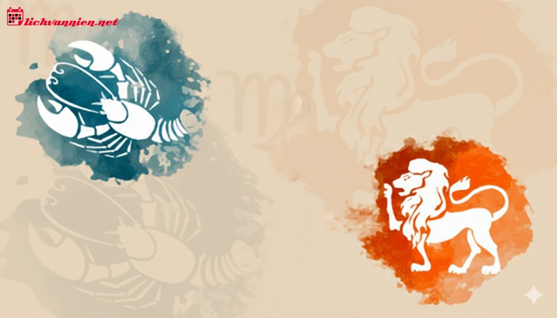 Cự Giải v&agrave; Sư Tử: Giải m&atilde; sự tương hợp giữa Mặt Trăng v&agrave; Mặt Trời