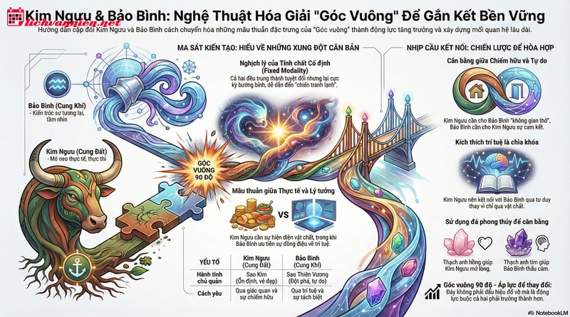 Kim Ngưu v&agrave; Bảo B&igrave;nh: Giải M&atilde; Kiến Tr&uacute;c Đối Lập v&agrave; Thử Th&aacute;ch Tăng Trưởng