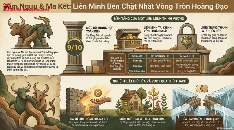 Kim Ngưu v&agrave; Ma Kết: Mật m&atilde; của một mối quan hệ bền vững vượt thời gian