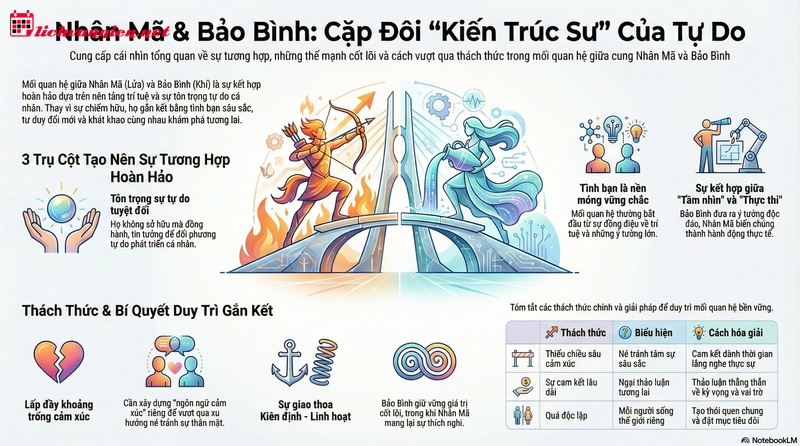 Cung Nh&acirc;n M&atilde; v&agrave; Cung Bảo B&igrave;nh: Khi Lửa v&agrave; Kh&iacute; h&ograve;a quyện