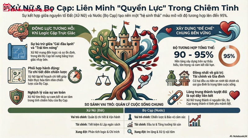Đ&aacute;nh gi&aacute; độ tương hợp giữa Cung Xử Nữ v&agrave; Cung Bọ Cạp: Cặp b&agrave;i tr&ugrave;ng định mệnh?