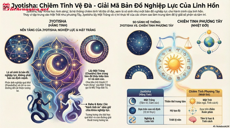 H&agrave;nh tr&igrave;nh 5.000 năm của Jyotisha: Lịch sử v&agrave; triết l&yacute; Chi&ecirc;m tinh học Ấn Độ cổ đại