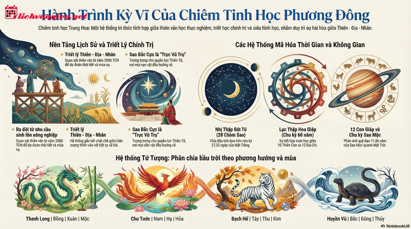 Lịch sử ph&aacute;t triển Chi&ecirc;m tinh học Trung Hoa