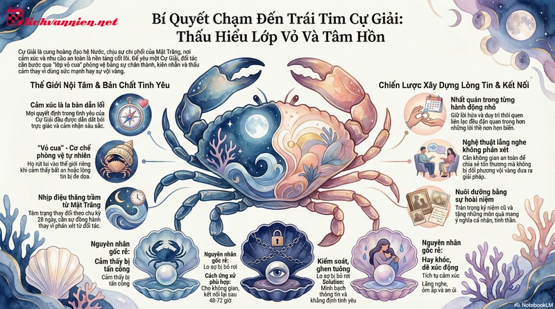 Lời Khuy&ecirc;n Khi Y&ecirc;u Cung Cự Giải: Nghệ Thuật Thấu Hiểu V&agrave; X&acirc;y Dựng T&igrave;nh Y&ecirc;u Bền Vững