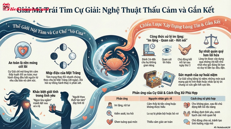 Lời Khuy&ecirc;n Khi Y&ecirc;u Cung Cự Giải: Nghệ Thuật Thấu Hiểu V&agrave; X&acirc;y Dựng T&igrave;nh Y&ecirc;u Bền Vững