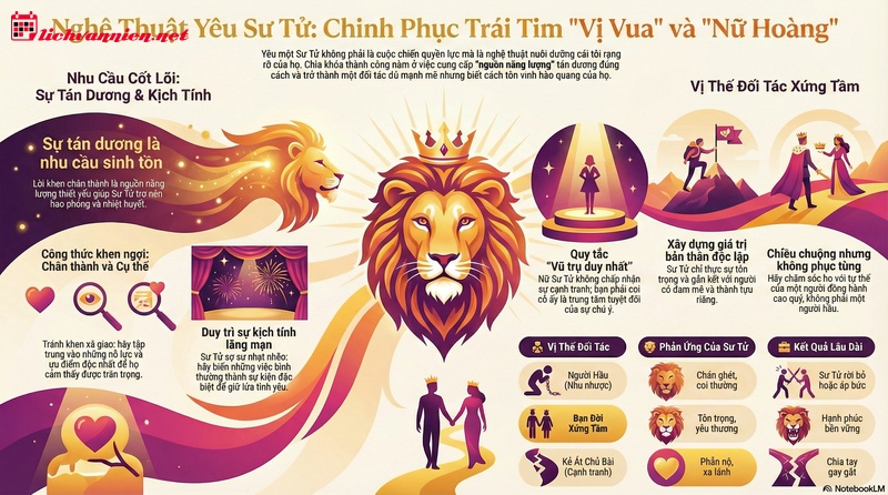 B&iacute; Quyết Y&ecirc;u Cung Sư Tử: Nghệ Thuật Vuốt Ve L&ograve;ng Ki&ecirc;u H&atilde;nh