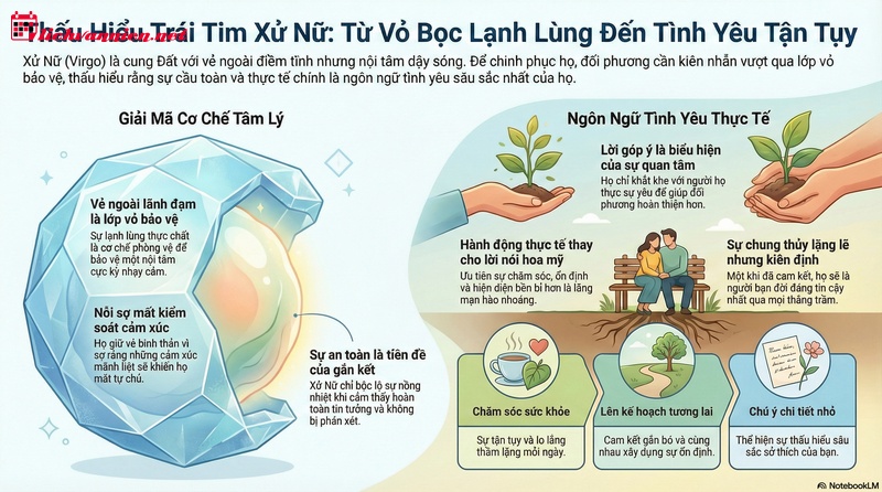 B&iacute; quyết y&ecirc;u Cung Xử Nữ: Khi vẻ ngo&agrave;i l&atilde;nh đạm che giấu tr&aacute;i tim nồng nhiệt