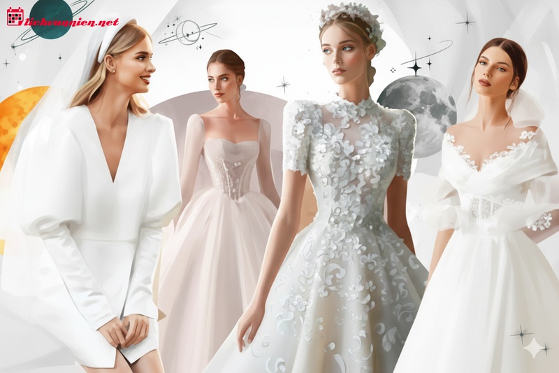 Bản tuy&ecirc;n ng&ocirc;n kh&iacute; chất của c&ocirc; d&acirc;u Bọ Cạp qua thiết kế v&aacute;y cưới độc bản