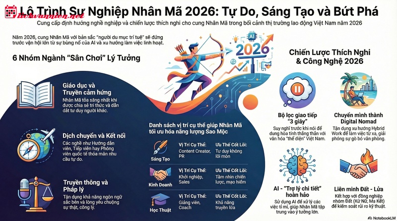 Nh&acirc;n M&atilde; hợp nghề g&igrave;? Định hướng nghề nghiệp v&agrave; bứt ph&aacute; năm 2026