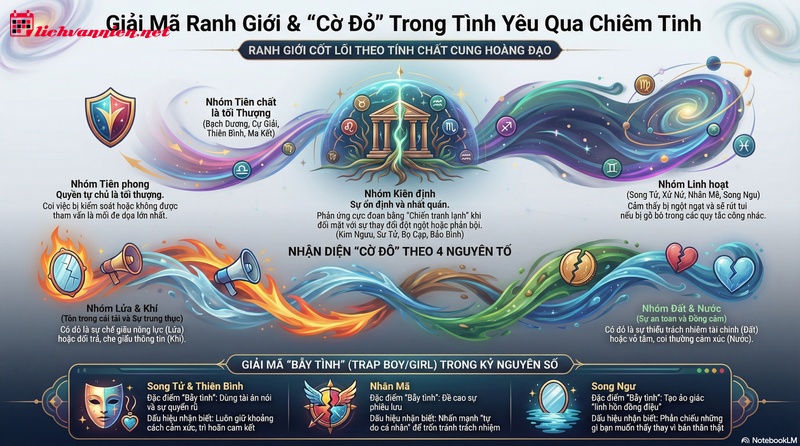 Giải m&atilde; ranh giới v&agrave; những điểm g&acirc;y đổ vỡ khi y&ecirc;u 12 cung ho&agrave;ng đạo