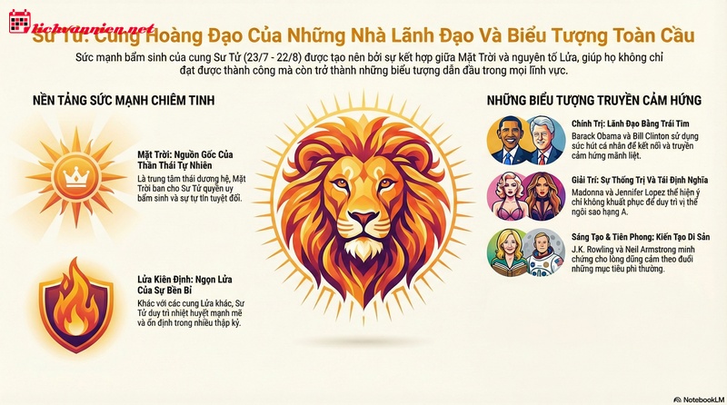 Những người nổi tiếng thuộc cung Sư Tử: Khi "Ch&uacute;a Sơn L&acirc;m" thống trị &aacute;nh h&agrave;o quang