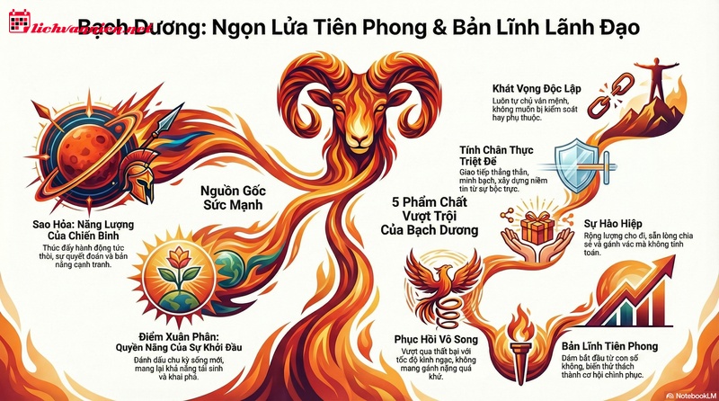 Bạch Dương và ngọn lửa khởi nguyên: Những phẩm chất dẫn dắt bản sắc tiên phong