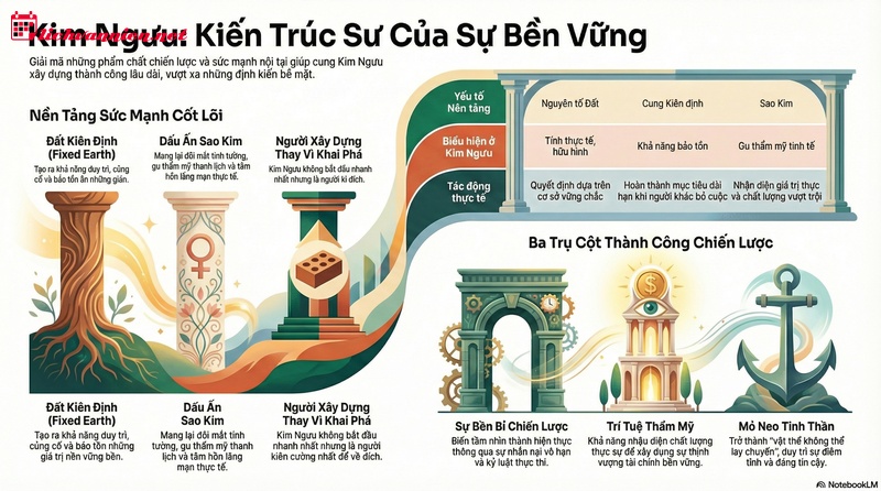 Giải mã những phẩm chất đáng quý kiến tạo nên sức mạnh của cung Kim Ngưu