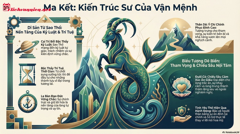 Phẩm chất đáng quý nhất của cung Ma Kết: Giải mã bản sắc kiến trúc sư định mệnh