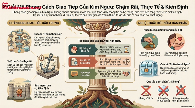 Phong c&aacute;ch giao tiếp của cung Kim Ngưu