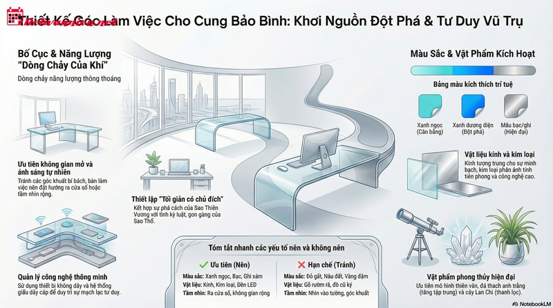 Thiết kế ph&ograve;ng l&agrave;m việc cho cung Bảo B&igrave;nh: K&iacute;ch hoạt tư duy v&agrave; s&aacute;ng tạo