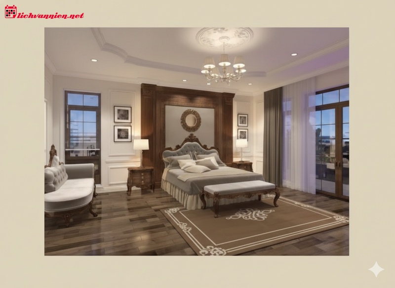 Ph&ograve;ng ngủ cung Kim Ngưu: Kiến tạo th&aacute;nh địa của sự hưởng thụ v&agrave; b&igrave;nh y&ecirc;n