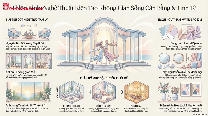 Nghệ thuật c&acirc;n bằng trong phong thủy nh&agrave; ở cho cung Thi&ecirc;n B&igrave;nh