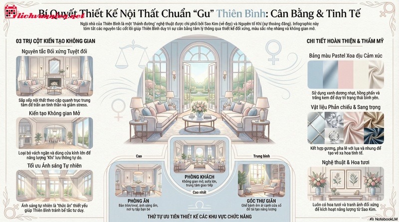 Nghệ thuật c&acirc;n bằng trong phong thủy nh&agrave; ở cho cung Thi&ecirc;n B&igrave;nh