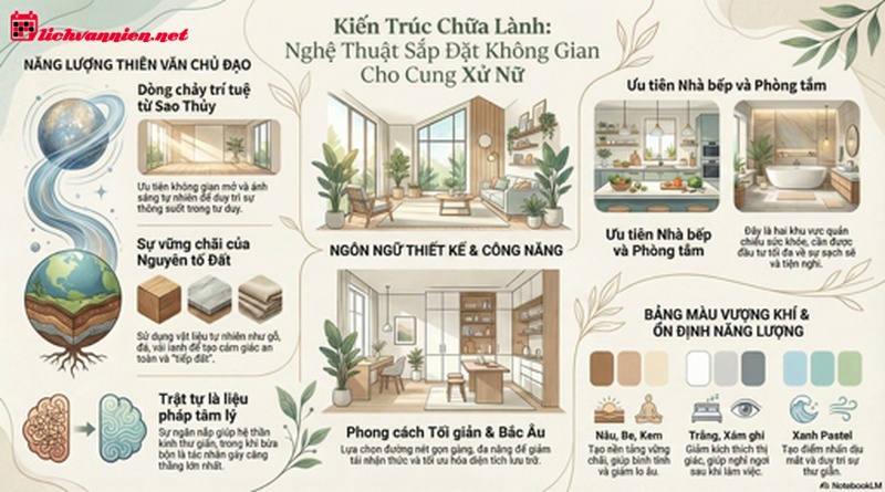 Nghệ thuật c&acirc;n bằng trong phong thủy nh&agrave; ở cho cung Thi&ecirc;n B&igrave;nh