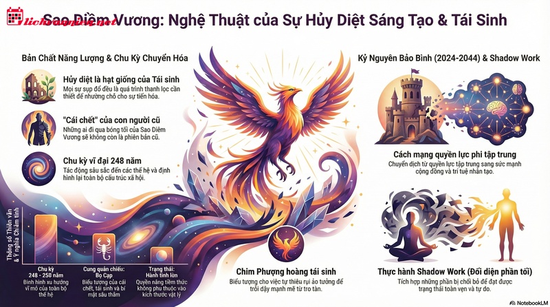 Giải m&atilde; Sao Di&ecirc;m Vương: H&agrave;nh tr&igrave;nh từ b&oacute;ng tối đến quyền năng t&aacute;i sinh tuyệt đối