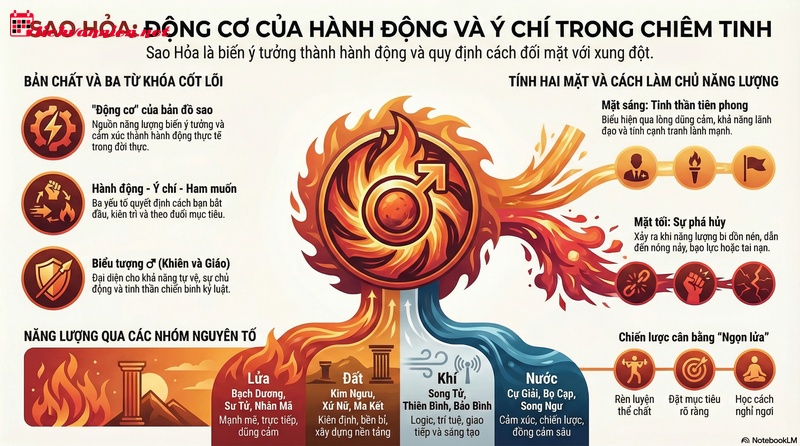 Sao Hỏa trong chi&ecirc;m tinh: Bản năng, h&agrave;nh động v&agrave; &yacute; ch&iacute; chiến binh b&ecirc;n trong bạn