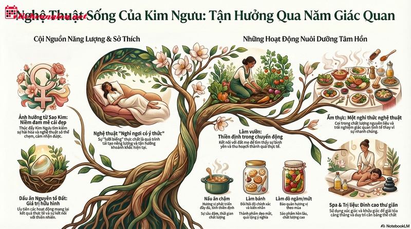 Cung Kim Ngưu v&agrave; nghệ thuật tận hưởng cuộc sống: Khi sở th&iacute;ch l&agrave; h&agrave;nh tr&igrave;nh của gi&aacute;c quan