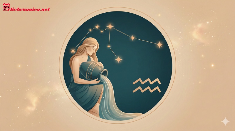 Cung Mặt Trời Bảo Bình và Cung Mọc Bảo Bình: Giải mã sự khác biệt từ cốt lõi đến vỏ bọc