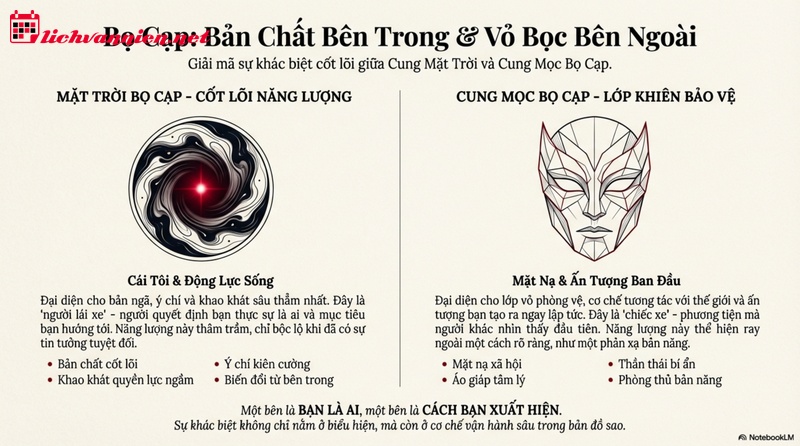 Cung Mặt Trời Bọ Cạp v&agrave; Cung Mọc Bọ Cạp: Giải M&atilde; Sự Kh&aacute;c Biệt Giữa Bản Chất v&agrave; Vỏ Bọc