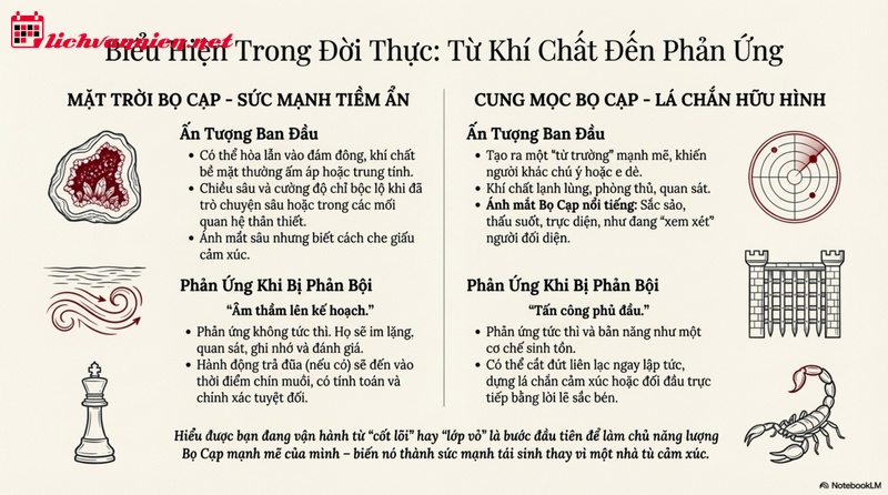 Cung Mặt Trời Bọ Cạp v&agrave; Cung Mọc Bọ Cạp: Giải M&atilde; Sự Kh&aacute;c Biệt Giữa Bản Chất v&agrave; Vỏ Bọc