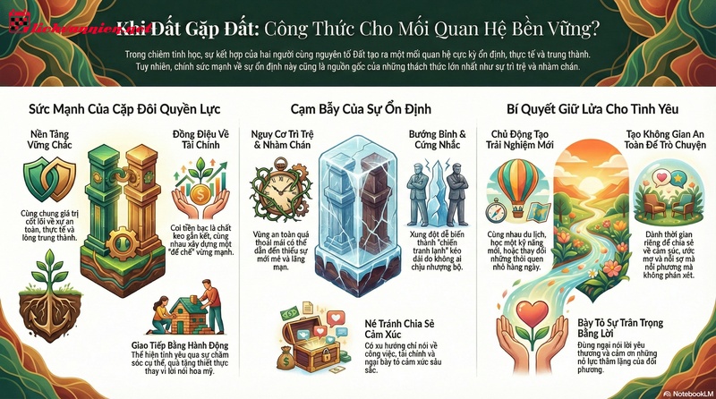Sự tương hợp giữa Nguy&ecirc;n tố Đất v&agrave; Nguy&ecirc;n tố Đất trong chi&ecirc;m tinh học