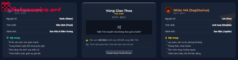 Th&aacute;ng 11 cung g&igrave;? Giải m&atilde; ranh giới b&iacute; ẩn giữa Bọ Cạp v&agrave; Nh&acirc;n M&atilde;