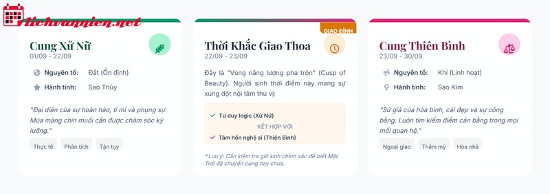 Th&aacute;ng 9 l&agrave; cung g&igrave;? Giải m&atilde; sự giao thoa giữa Xử Nữ v&agrave; Thi&ecirc;n B&igrave;nh