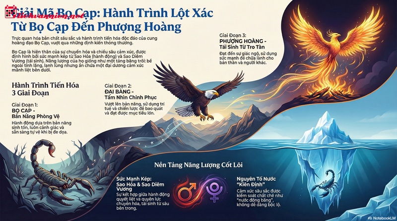 T&iacute;nh c&aacute;ch cung Bọ Cạp: B&iacute; ẩn, quyết đo&aacute;n v&agrave; sự lột x&aacute;c ngoạn mục