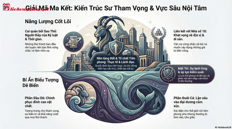 Giải m&atilde; Cung Ma Kết: Bản lĩnh của Người kiến tạo đại t&agrave;i