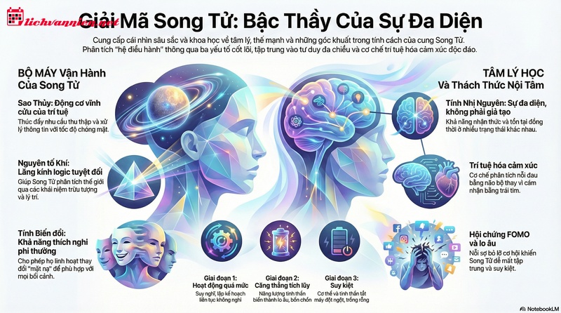 Giải M&atilde; Cung Song Tử: Bậc Thầy Giao Tiếp V&agrave; Tư Duy Đa Chiều Của V&ograve;ng Tr&ograve;n Ho&agrave;ng Đạo
