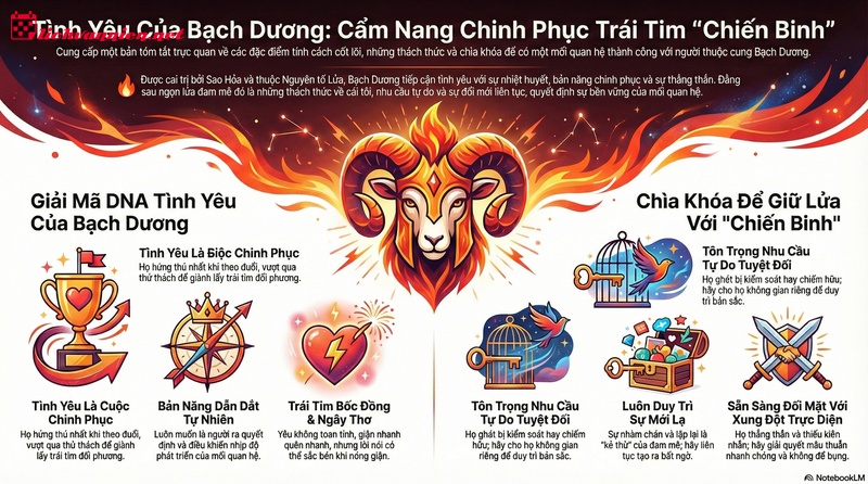 Tình Yêu Cung Bạch Dương: Ngọn Lửa Chinh Phục Và Hành Trình Tìm Kiếm Một Nửa Đồng Điệu