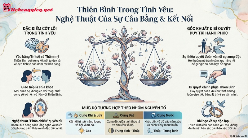 T&igrave;nh y&ecirc;u cung Thi&ecirc;n B&igrave;nh: Vũ điệu của sự l&atilde;ng mạn, tr&iacute; tuệ v&agrave; kh&aacute;t khao h&ograve;a hợp
