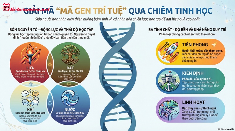 Việc Học Tập Của 12 Cung Hoàng Đạo