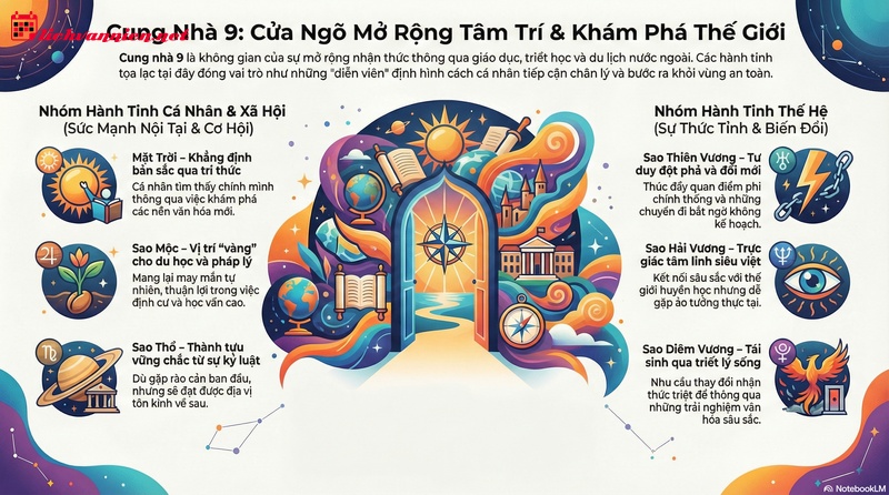 Cung nh&agrave; 9 v&agrave; h&agrave;nh tr&igrave;nh t&igrave;m kiếm ch&acirc;n l&yacute;: &Yacute; nghĩa 10 h&agrave;nh tinh trong bản đồ sao