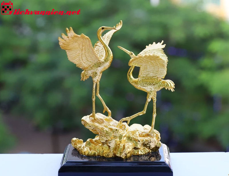 Chim Hạc Phong Thủy - Biểu Tượng Trường Thọ V&agrave; Thịnh Vượng Trong Kh&ocirc;ng Gian Sống