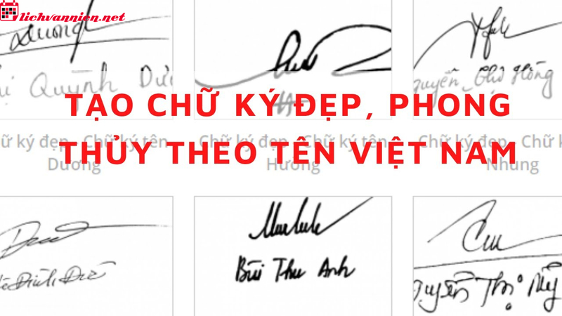 Bí Quyết Chọn Chữ Ký Phong Thủy Hợp Mệnh Mang Lại Vận May