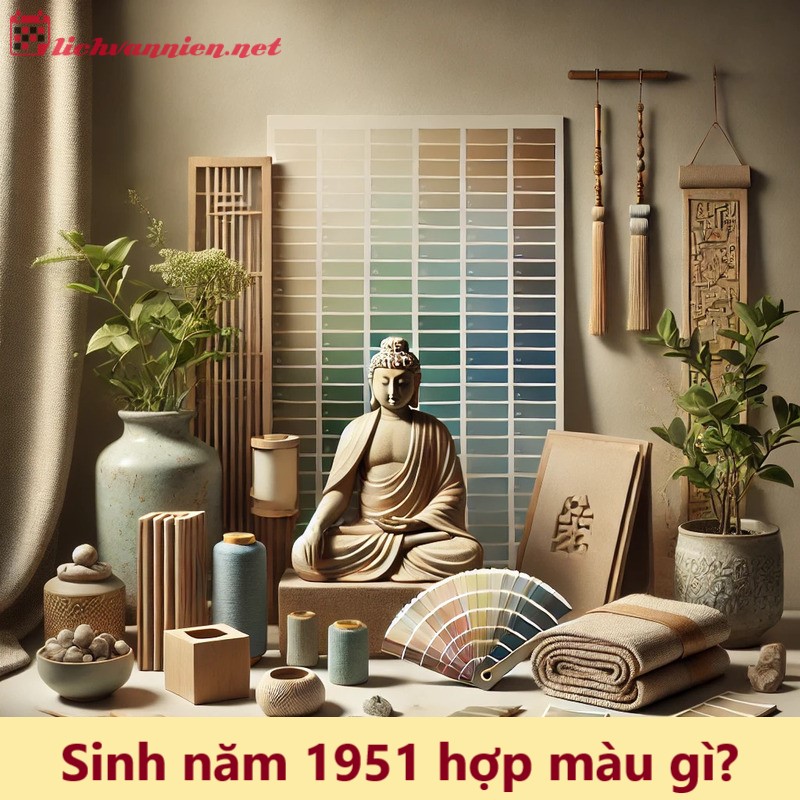 Sinh năm 1951 (Tân Mão) hợp màu gì? Bí quyết chọn màu phong thủy giúp cân bằng năng lượng và tài lộc