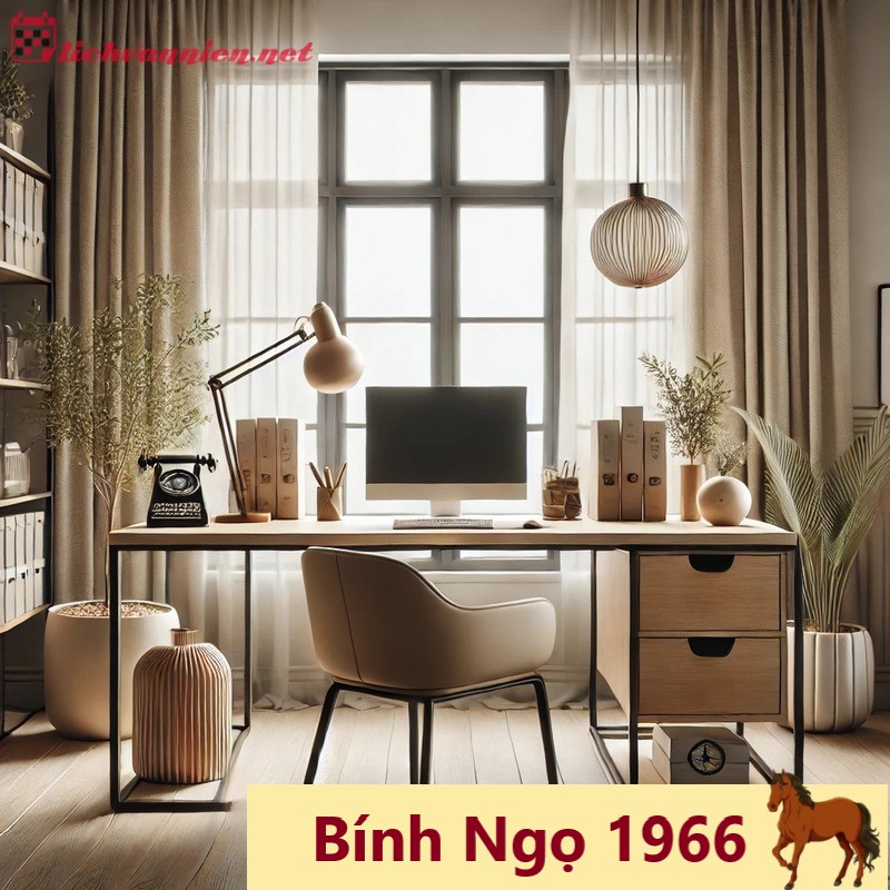 Chọn đúng hướng bàn làm việc cho tuổi Bính Ngọ 1966: Bí quyết phong thủy giúp sự nghiệp thăng tiến!